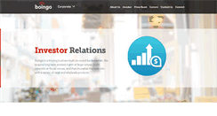 Desktop Screenshot of investors.boingo.com